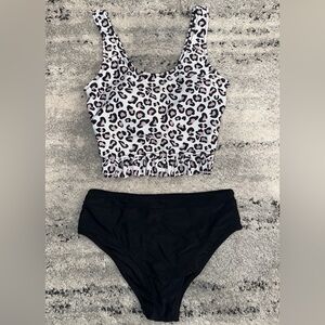 Leopard Print Swim Suit
